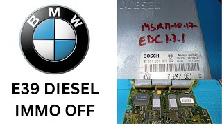 BMW E39 IMMO OFF EDC 131 ECU BOSCH 0281001373 [upl. by Hildegard80]