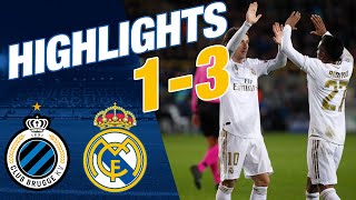 GOALS AND HIGHLIGHTS  Club Brugge 13 Real Madrid [upl. by Fiorenze]