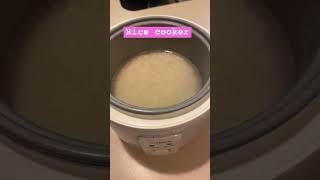 Making Rice in a rice cooker ricecookers [upl. by Akemit309]