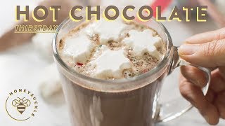 Homemade Hot Chocolate Recipe  DIY Gift Idea 💥 THIRSTDAYS [upl. by Nealy]