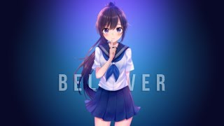 Nightcore  Believer Romy Wave Cover NSG Remix [upl. by Crean]