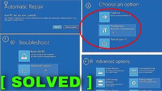 Your PC needs to be repaired Windows 1011  Fix UEFI Wont Boot [upl. by Yentihw]