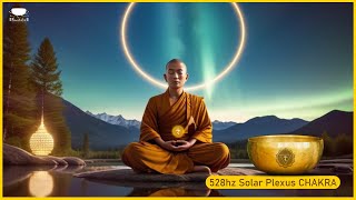 528 Hz Tibetan Singing Bowl Sound Heal The Solar Plexus Chakra Raise Positive Energy Vibration [upl. by Leesa]