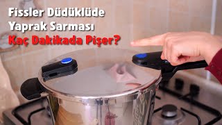 Fissler Düdüklüde Lokum Gibi Yaprak Sarması Nasıl Pişirilir Fissler Düdüklü Tencere Kullanımı [upl. by Ciapha]