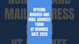 Notice about payment failure queries  GATE 2025 IIT ROORKEE careerguidance gate2025 iitroorkee [upl. by Rehc897]