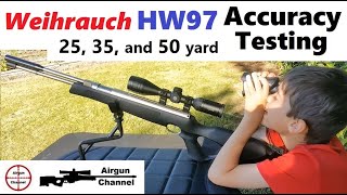 Weihrauch HW97 K Accuracy Testing and Review Best Spring Air Rifle there is [upl. by Coryden925]