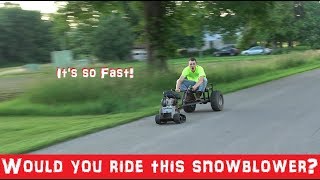 Riding the worlds fastest snowblower [upl. by Samaj822]