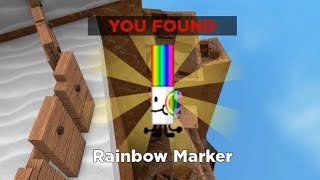 How to get RAINBOW marker in FIND THE MARKERS Roblox  UPDATED 2024 [upl. by Alta]