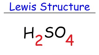 H2SO4 Lewis Structure  Sulfuric Acid [upl. by Hynes]