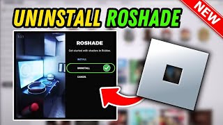 How To Uninstall Roshade Shaders On Roblox 2024 UPDATED [upl. by Paza]