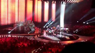 Stefan Raab feat Lena  Satellite Big Band Version Live  Eurovision [upl. by Joela811]