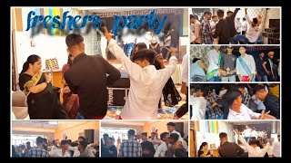 Freshers Party 2024  my college Frist freshers party 🥳🥳 thehimansh [upl. by Aerdnna]