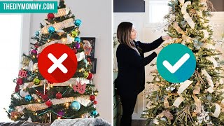 How to Put Ribbon on a Christmas Tree 4 Easy Techniques to Try Now [upl. by Winebaum61]