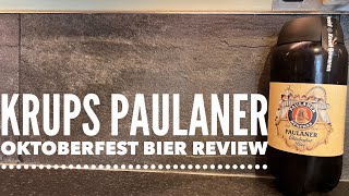 Krups The Sub Compact Paulaner Oktoberfest Bier Review  Krups The Sub Compact Review [upl. by Enelyad]