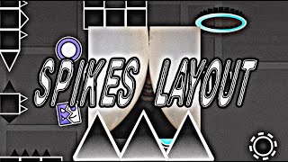 Spikes  Death Grips Layout by Valkrin me  Geometry Dash [upl. by Tsiuqram]