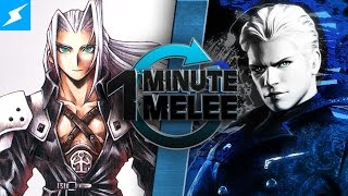 One Minute Melee  Vergil vs Sephiroth Devil May Cry vs Final Fantasy [upl. by Durst336]