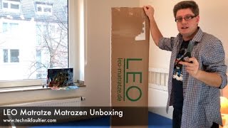 LEO Matratze Matrazen Unboxing [upl. by Fia]