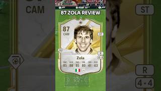 87 Zola Review in EAFC25 shorts fifa ultimateteam icon fc25 zola fyp trending [upl. by Duster731]