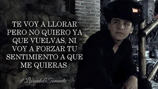 LETRA LLORANDO Y TOMANDO  Christian Nodal Lyric Video [upl. by Cormac]