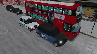 OMSI 2 Route 468  Tulse Hill Station to Elephant amp Castle Map  AddOn London [upl. by Hyo]