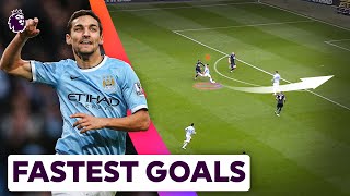 The 20 FASTEST GOALS in Premier League History [upl. by Prosper]