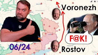 Update from Ukraine  Wagner took Rostov and Voronezh  Civil War in Ruzzia  Putin is Scared [upl. by Aufmann]