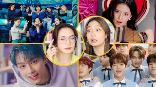 REACTING TO TWICE SEVENTEEN TREASURE NIZIU MV [upl. by Ahsiret]