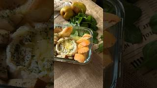 Baked Camembert with Baguette and Pear recipes eatingasmr foodlover slowlivinglifestyle [upl. by Devonna]