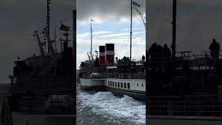 Paddle Steamer  Steam Ship Waverley on the River Thames [upl. by Raquela419]