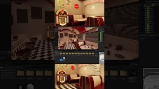 50s American Diner Part 10 Time Lapse unrealengine5 substancepainter maya environmentart [upl. by Pansie]