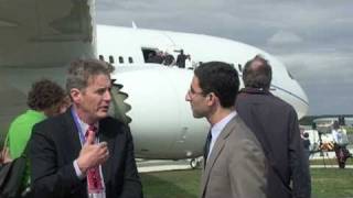 Farnborough 2010 Interview with Boeing Chief Test Pilot Mike Carriker [upl. by Geibel]