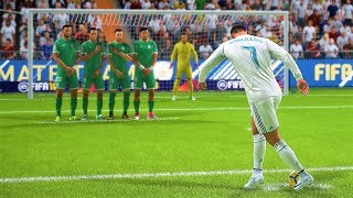 FIFA 18 FREE KICK GOALS COMPILATION 1 [upl. by Hollyanne21]