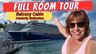 FULL Cabin Tour Balcony RoomCELEBRITY REFLECTION [upl. by Rebme]