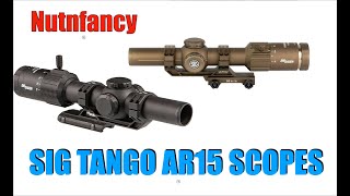 AR15 Heavenly Match Sig Tango MSR Tango Scopes [upl. by Nyla362]