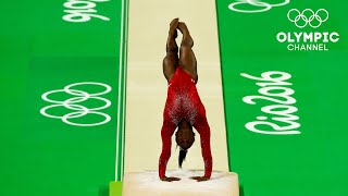 1️⃣6️⃣  Simone Biles highest scored event  16050  31DaysOfOlympics [upl. by Yditsahc]