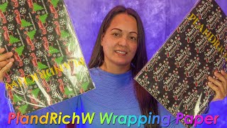 PlandRichW Christmas Wrapping Paper [upl. by Beuthel]