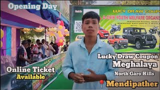 Lucky Draw Coupon  Mendipather lottery  AChik Youth Welfare organisation AYWO [upl. by Dyson656]