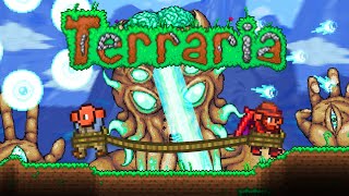 How We Beat Terraria While Tied Together [upl. by Lewap]