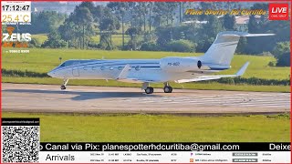 Decolagem de alta performance do Gulfstream G550 [upl. by Netniuq]