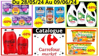 Catalogue Carrefour Market Les Bons Plans Du 280524 Au 090624 [upl. by Nnaeus]