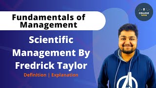 Scientific Management By Fredrick Taylor  Fundamentals of Management  Study at Home with me [upl. by Llewej]