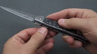 PK104 One Hand Knife Semiautomatic  Pocket Knife [upl. by Eiznekcam]