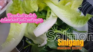 Panlasang Pinoy Sinigang na salmon easy and affordable ingredients sinigang bahrain ofw bicol [upl. by Xet993]