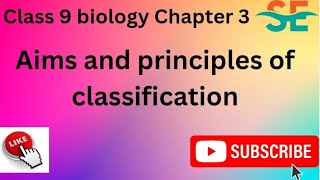 class 9 biology  chapter 3  Aims and principles of classification [upl. by Botsford918]