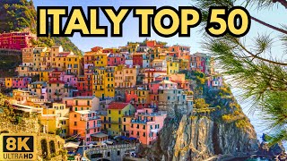 WONDERS OF ITALY Top 50 Places to Visit in Italy 8K Ultra HD with Relaxing Music [upl. by Farrar]