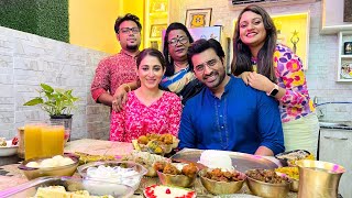 মায়ের হাতে প্রথম আইবুড়োভাত খেলো Ankush ও Oindrila🥳Mutton Biriyaniলাউ চিংড়িপটোলের দর্মাইলিশ🌼 [upl. by Mirielle]