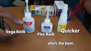 Vega kwik  Flex Kwik  Quiker fast adhesive  super fast adhesive [upl. by Amatruda]