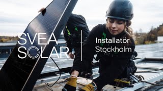 Jobb i Stockholm  Installatör  Svea Solar [upl. by Silden]