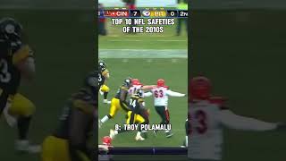 Top 10 NFL Safeties of the 2010s Part 1 🔥 football nfl nflfootball [upl. by Anividul]