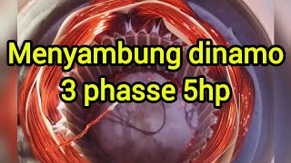 Tutorial menyambung dinamo 3phassetutorial youtube live [upl. by Nwavahs537]